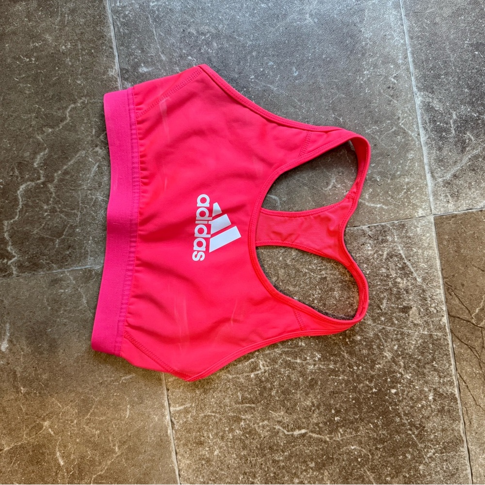 Adidas Bright Pink Athletic Bra